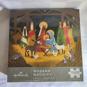 Hallmark Modern Nativity Puzzle, 1000 Pieces, NWOT